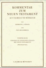 Kommentar zum Neuen Testament aus Talmud und Midrasch: Kommentar zum Neuen Testament, 6 Bde., Bd.4, Exkurse zu einzelnen Stellen des Neuen Testaments, in 2 Tl.-Bdn.: Bd. 4 1/2