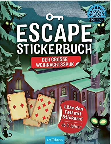 Escape-Stickerbuch – Der große Weihnachtsspuk: Löse den Fall mit Stickern! | Ein Escape-Heft mit Stickern für Kinder ab 8 Jahren