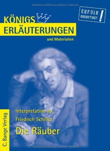 Königs Erläuterungen und Materialien, Bd.28, Die Räuber