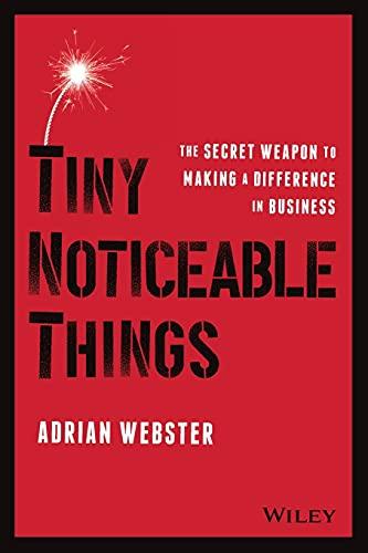 Tiny Noticeable Things: The Secret Weapon to Making a Difference in Business