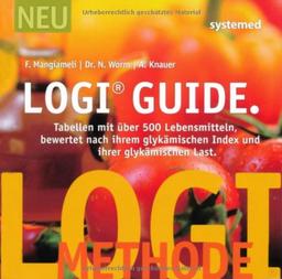 LOGI-Guide: Tabellen mit über 500 Lebensmitteln bewertet nach ihrem Glykämischen Index und ihrer Glykämischen Last