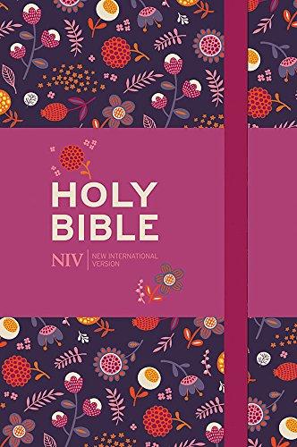 NIV Pocket Floral Notebook Bible