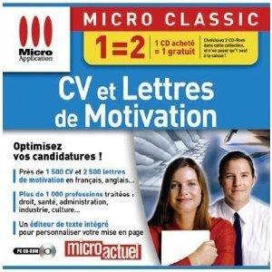 CV et Lettres de motivation [Import]