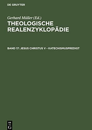 Jesus Christus V - Katechismuspredigt (Theologische Realenzyklopädie)