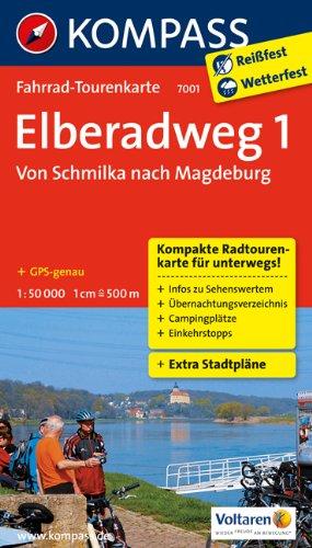 Elberadweg 1, Von Schmilka nach Magdeburg 1  :50 000: Fahrrad-Tourenkarte. GPS-genau