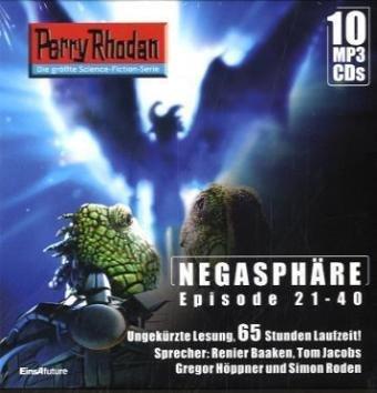 Perry Rhodan Sammelbox Negasphäre-Zyklus (MP3-CDs) 21-40