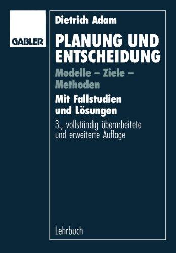 Planung Und Entscheidung (German Edition)