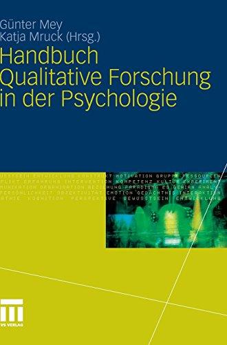 Handbuch Qualitative Forschung in der Psychologie