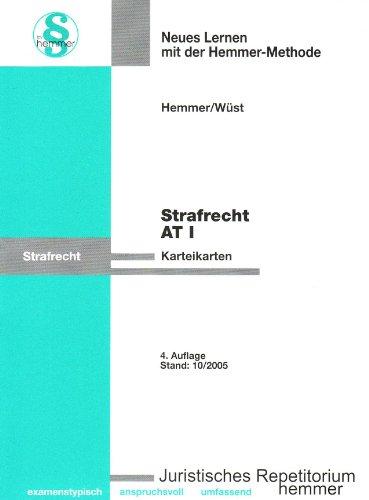 Strafrecht AT 1. 91 Karteikarten