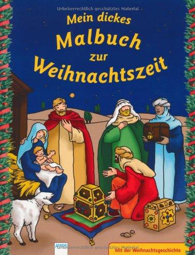 Mein dickes Malbuch zur Weihnachtszeit