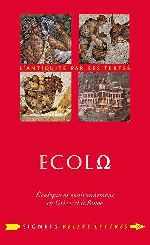 Ecolo : écologie et environnement en Grèce et à Rome