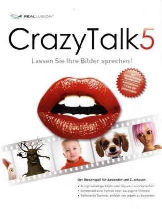 Crazy Talk 5, CD-ROM Lassen Sie Ihre Bilder sprechen!. Für Windows XP SP2/Vista