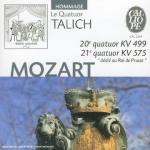 Mozart: Quatuor 20 KV 499 / Quatuor 21 KV 575 / Sonate pour Violon et Piano KV 296