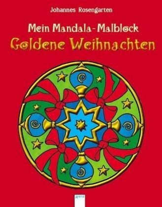 Mein Mandala Malblock - Goldene Weihnachten