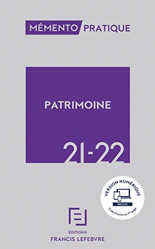 Mémento PATRIMOINE 2021 2022