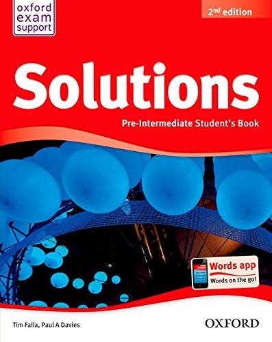 Solutions 2nd edition Pre-Intermediate. Student's Book Pack (Solutions Second Edition)