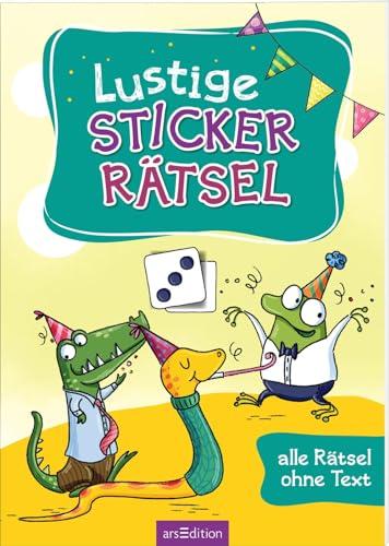 Lustige Sticker-Rätsel: Alle Rätsel ohne Text | Aufgaben mit Stickern ab 4 Jahren