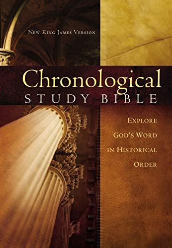 NKJV, The Chronological Study Bible, Leathersoft, Brown/Navy: Holy Bible, New King James Version: New King James Version - Explore God's World in Historical Order (Bible Nkjv)