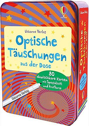 Optische Täuschungen aus der Dose: mit abwischbarem Stift & 80 Karten