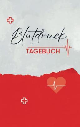 Blutdruck Tagebuch 1 Jahr: Einfacher Blutdruckpass zum Eintragen der täglichen Messwerte. Übersichtlich & kompakt.