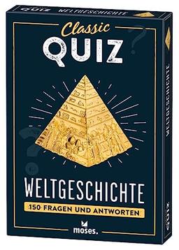 Moses. Classic Quiz Weltgeschichte, 150 Fragen zu den Meilensteinen der Weltgeschichte, Quizliebhaber, Für Erwachsene