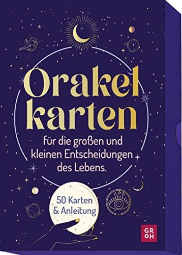 Orakelkarten für die großen und kleinen Entscheidungen des Lebens: Nutze die Entscheidungskraft des Universums. 50 Kärtchen mit Anleitung