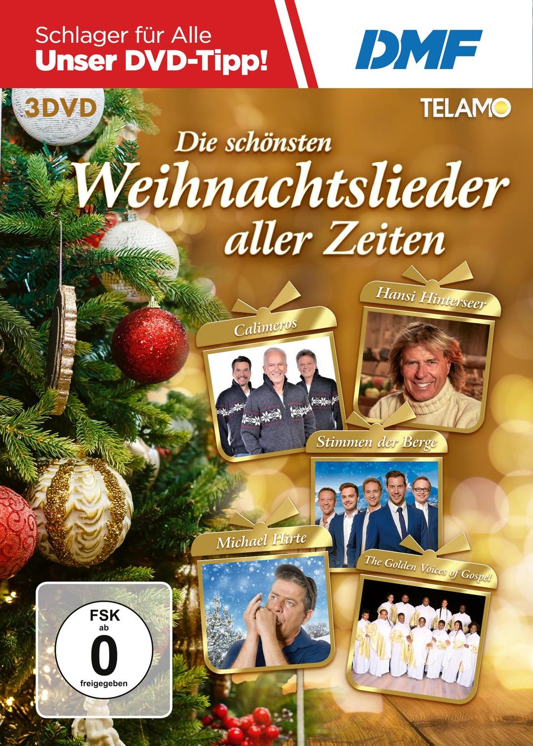 Die Schönsten Weihnachtslieder Aller Zeiten [3 DVDs]