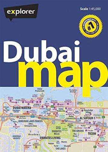 Dubai Map 1 : 45 000 (City Map)