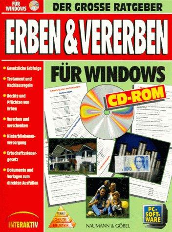 Der grosse Ratgeber Erben und Verschenken. CD- ROM für Windows 3.1/3.1 1/95