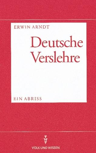 Deutsche Verslehre: Ein Abriß