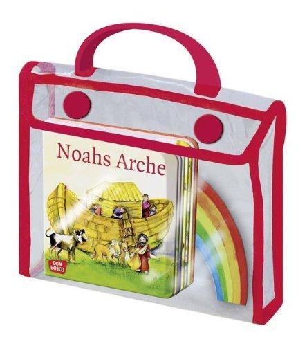 Sieben Geschichten aus dem Alten Testament (Tasche mit 7 Büchlein + Arche-Noah-Mobile)