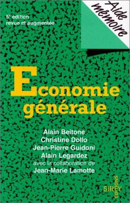 Economie générale