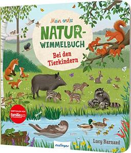 Mein erstes Natur-Wimmelbuch: Bei den Tierkindern: Mit Suchaufgaben & kurzer Geschichte