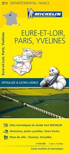 Carte Eure-et-Loir, Paris, Yvelines Michelin