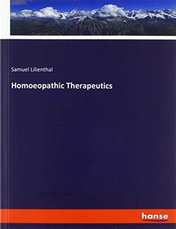 Homoeopathic Therapeutics