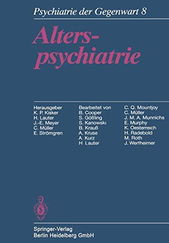 Alterspsychiatrie (German Edition)