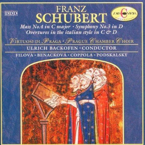 Schubert: Messe 4 / Sinfonie 3 / Ouvertüren