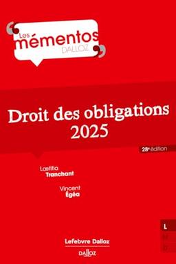 Droit des obligations : 2025