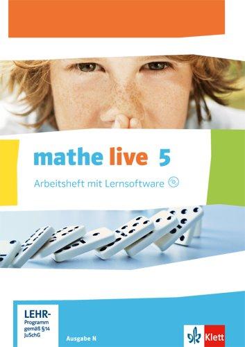 mathe live / Arbeitsheft mit Lösungsheft und Lernsoftware 5. Schuljahr: Ausgabe N