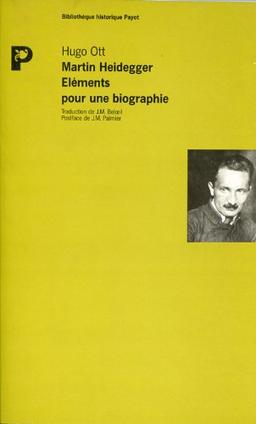 Martin Heidegger : éléments pour une biographie