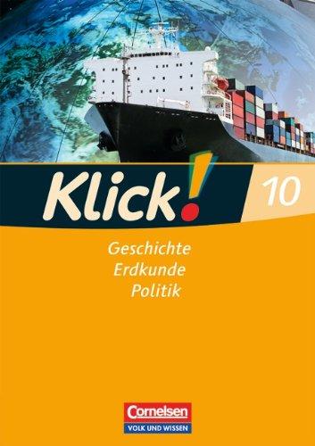 Klick! Geschichte, Erdkunde, Politik - Östliche Bundesländer und Berlin: 10. Schuljahr - Arbeitsheft