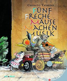 Fünf freche Mäuse machen Musik (Buch mit DVD)