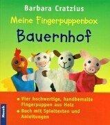 Meine Fingerpuppen- Box Bauernhof. 4 hochwertige, handbemalte Fingerpuppen aus Holz