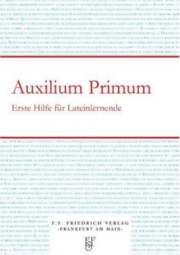 Auxilium Primum - Erste Hilfe für Lateinlernende