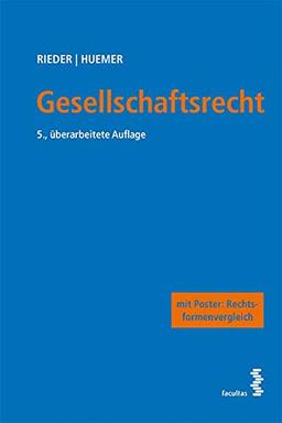 Gesellschaftsrecht - mit Poster: Rechtsformenvergleich