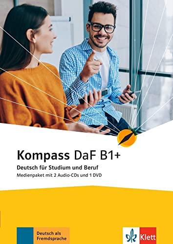 Kompass DaF B1+: Deutsch für Studium und Beruf. Medienpaket (2 Audio-CDs + DVD) (Kompass DaF: Deutsch für Studium und Beruf, Band 0)