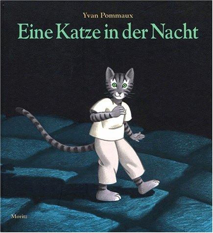 Eine Katze in der Nacht