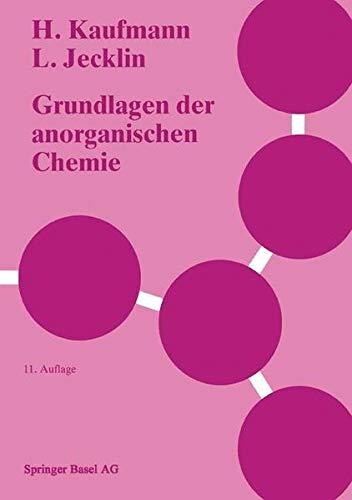 Grundlagen der anorganischen Chemie