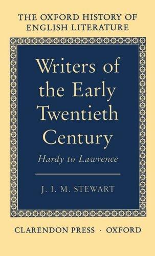 Writers Early 20c: Hardy to Lawrence (Oxford History of English Literature)