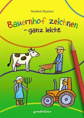 Bauernhof zeichnen - ganz leicht